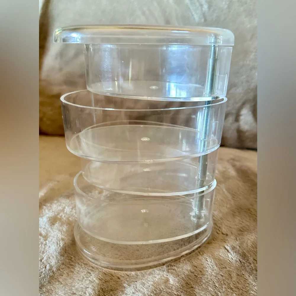 Clear Rotating Storage Organizer